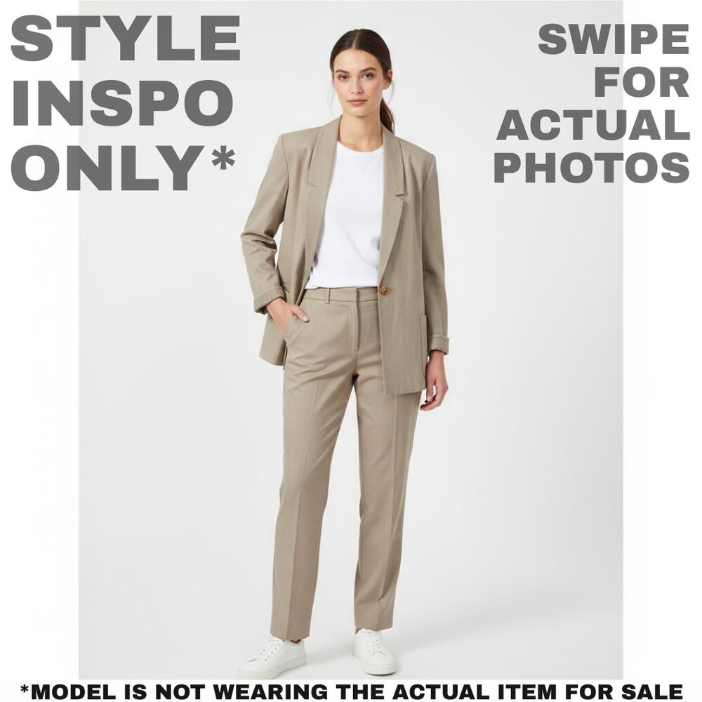 Sag Harbor 20W Premium Beige/Neutral Tailored Blazer [056] - Picture 3 of 11